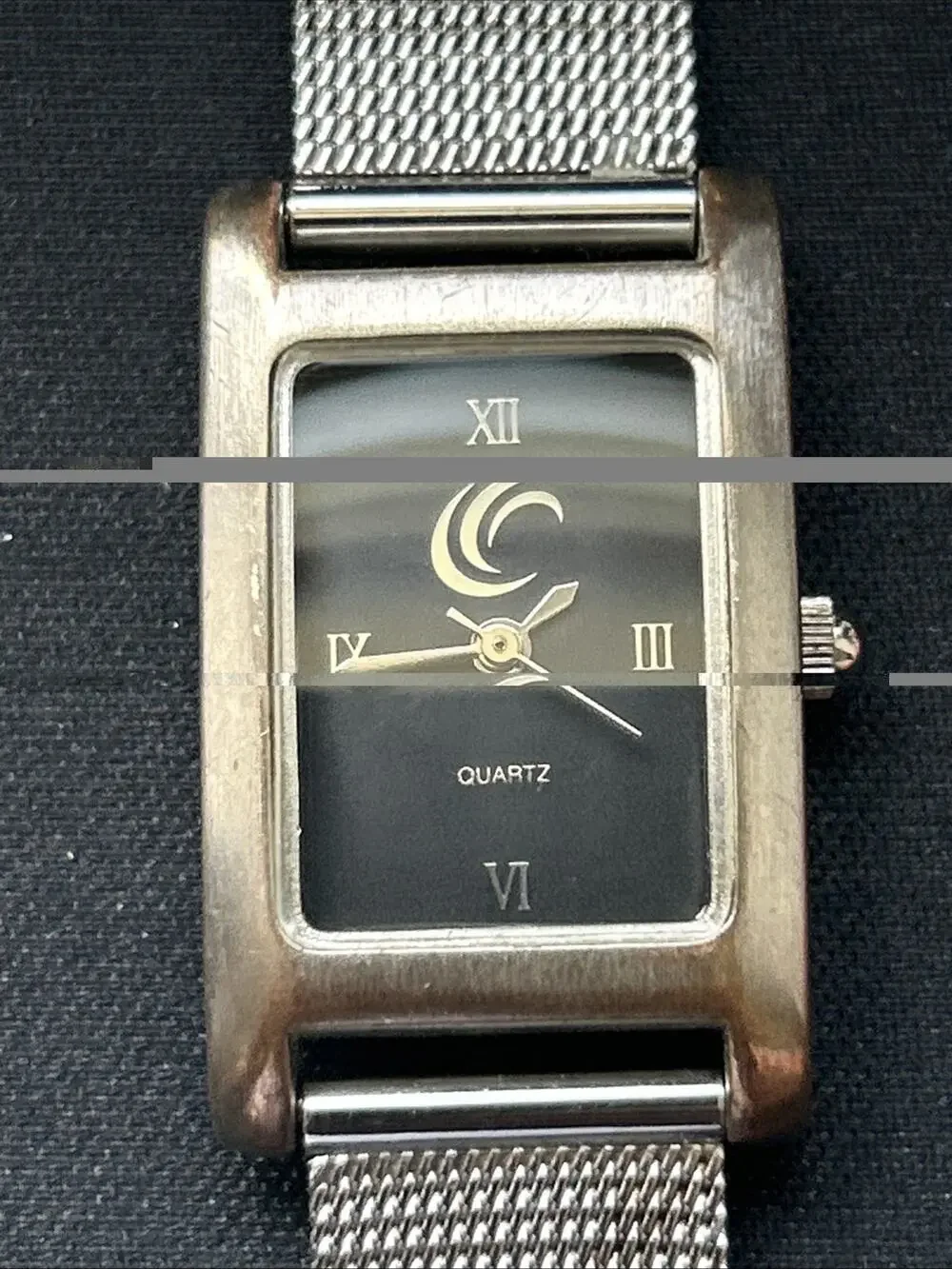 Weight Watchers Black Dial Silver Tone Women’s Quartz Watch